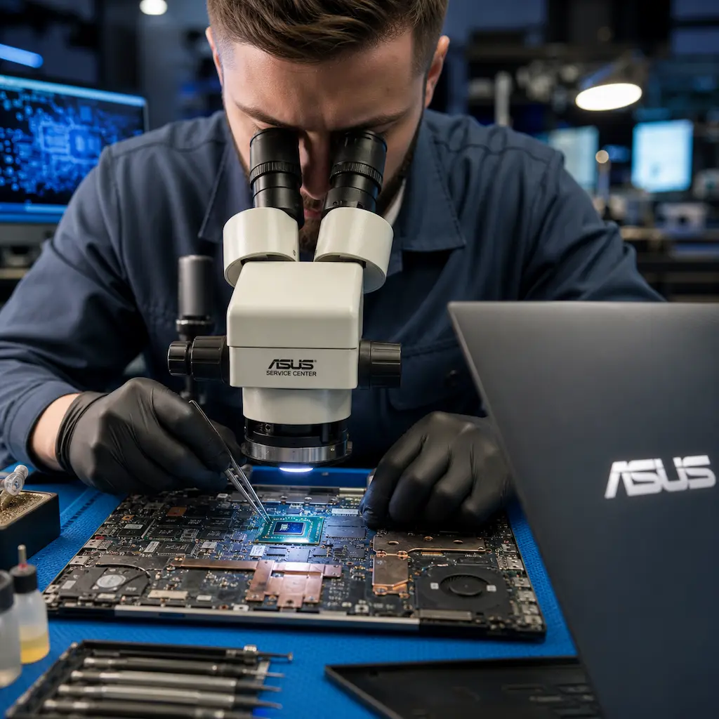 Замена видеокарты ноутбука Asus в Челябинске