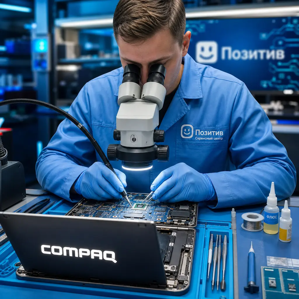 Замена видеокарты ноутбука Compaq в Челябинске