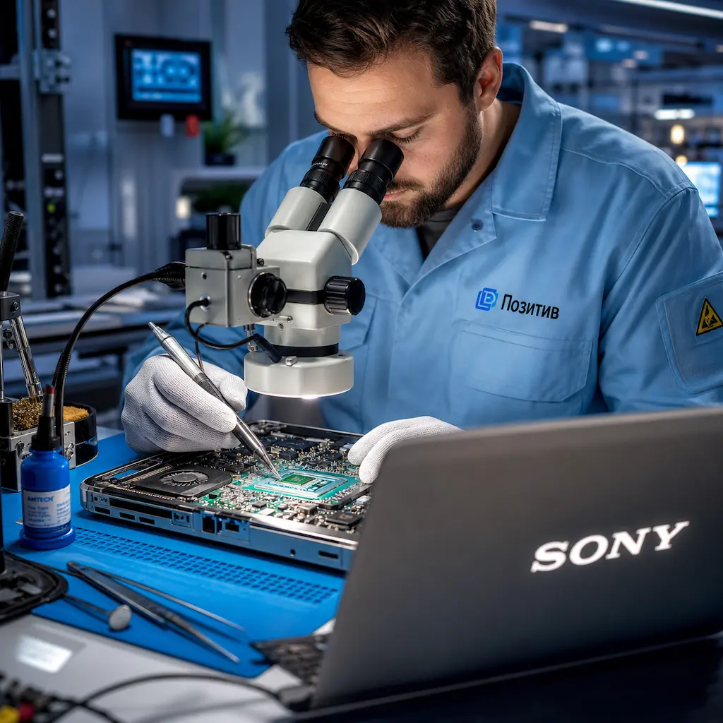Замена видеокарты ноутбука Sony в Челябинске