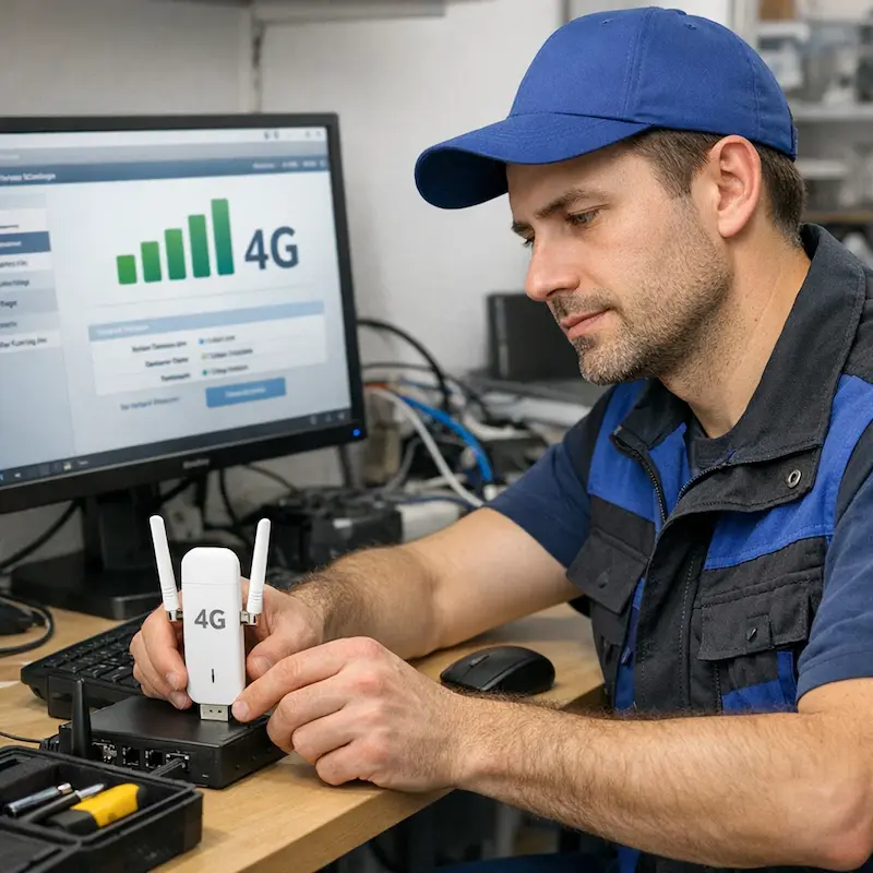 Настройка LTE модема в Челябинске