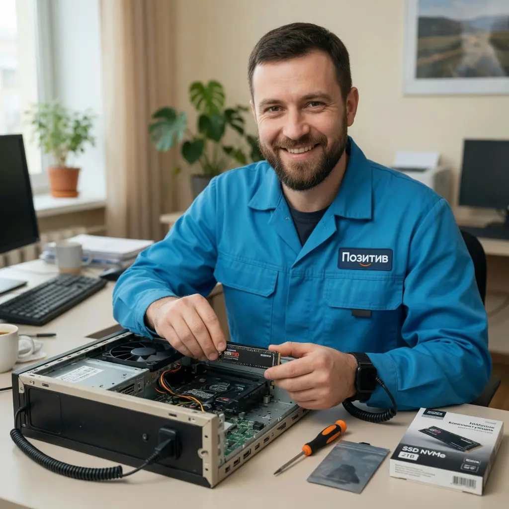 заменить ССД на компьютере в Челябинске