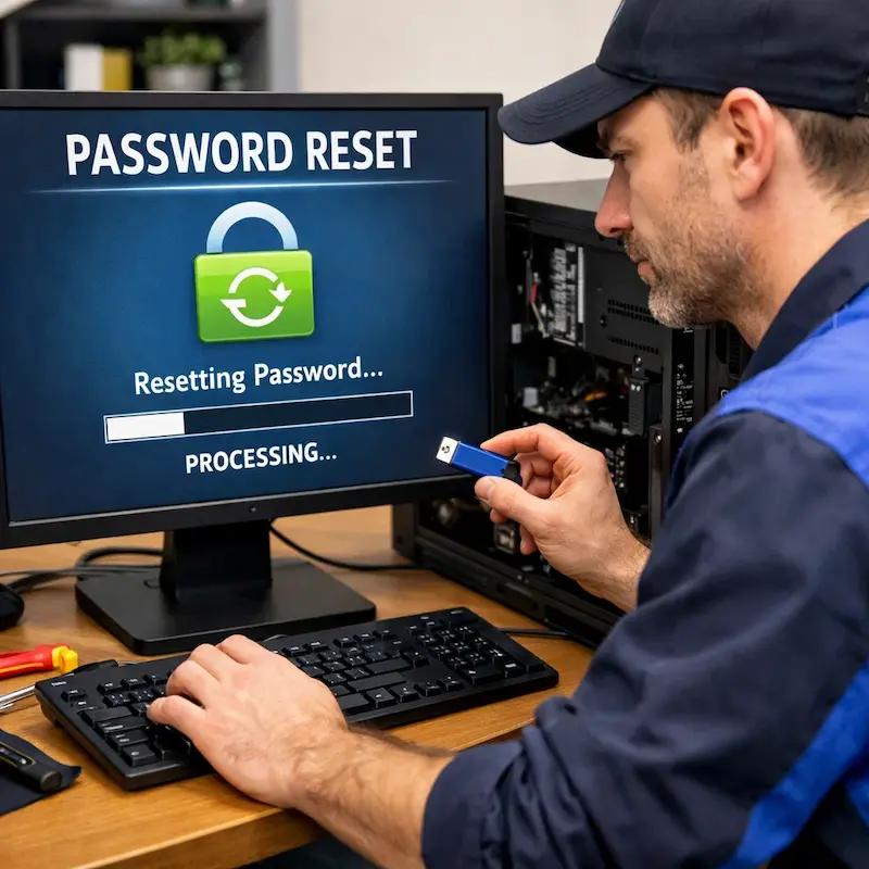 Удаление пароля на компьютере в Челябинске