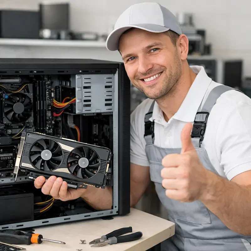 Замена видеокарты ПК в Челябинске