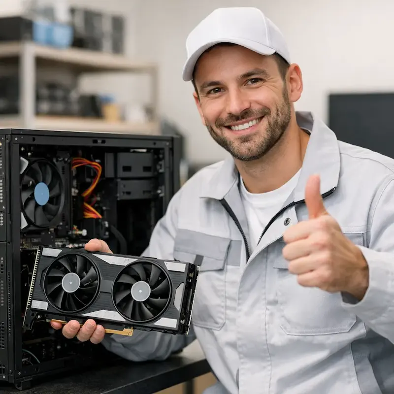 установка видеокарты на ПК в Челябинске