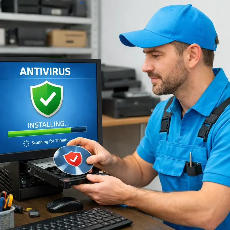 Установка антивируса в Челябинске на дому