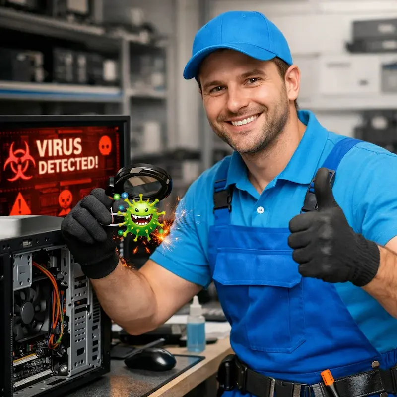 Удаление вирусов с компьютера в Челябинске